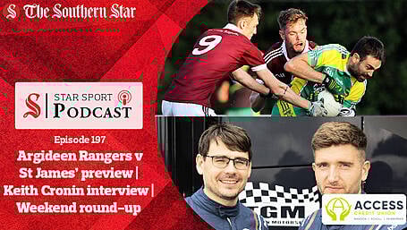 PODCAST: St James' v Argideen Rangers Carbery JAFC final preview | Keith Cronin eyes record-equalling fifth British Rally Championship | Weekend championship review Image