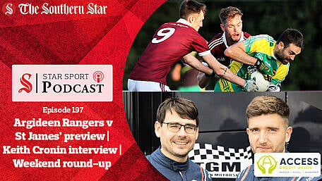 PODCAST: St James' v Argideen Rangers Carbery JAFC final preview | Keith Cronin eyes record-equalling fifth British Rally Championship | Weekend championship review Image