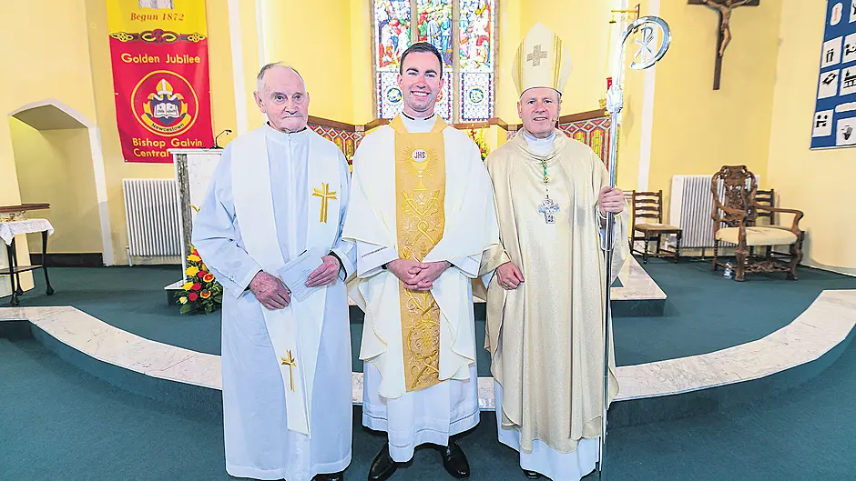 Fr Sheehan celebrates his first mass in Newcestown church Image