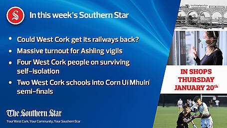 In this week's Southern Star: Could West Cork get its railways back? Massive turnout for Ashling vigils Image