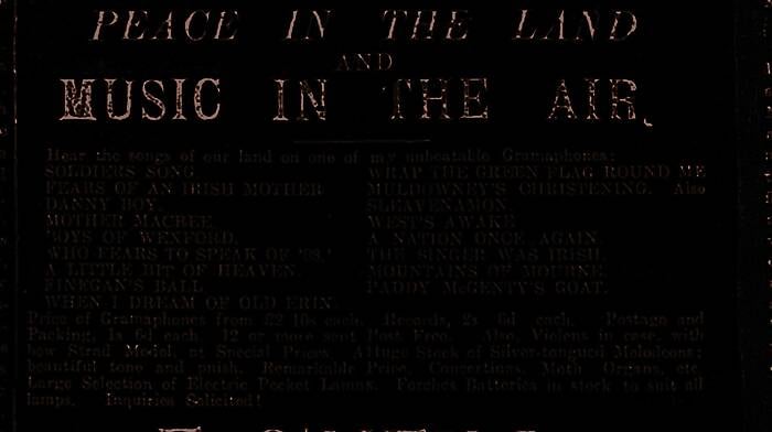 It was 1922, and the ‘terrorists’ had just left Macroom ... Image