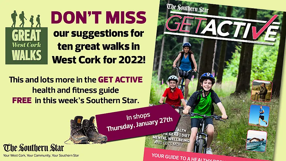 Our ten great walks in West Cork for 2022 is not to be missed! Image