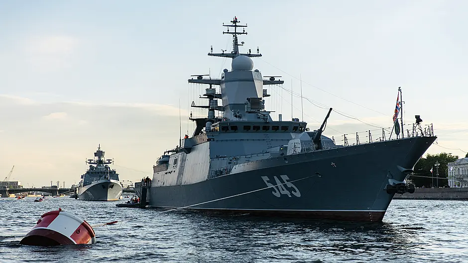 WATCH: The foreign military vessels spotted off the Irish coast Image