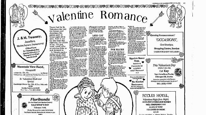 From ‘vinegar’ valentines to a beheaded saint – how our day of romance evolved Image