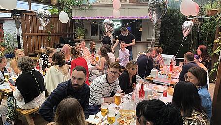 Relax and dine in The Alley Garden! Image