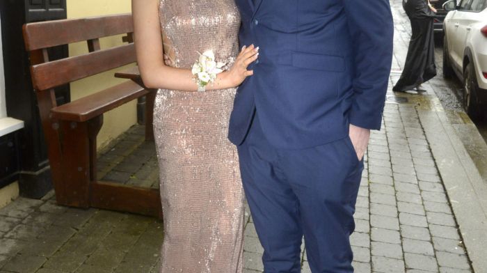 Before St Bogan’s College Bandon grads that took place at the Rochestown Park Hotel were Kelly Holland and Cathal O’Sullivan.  (Photo: Denis Boyle)