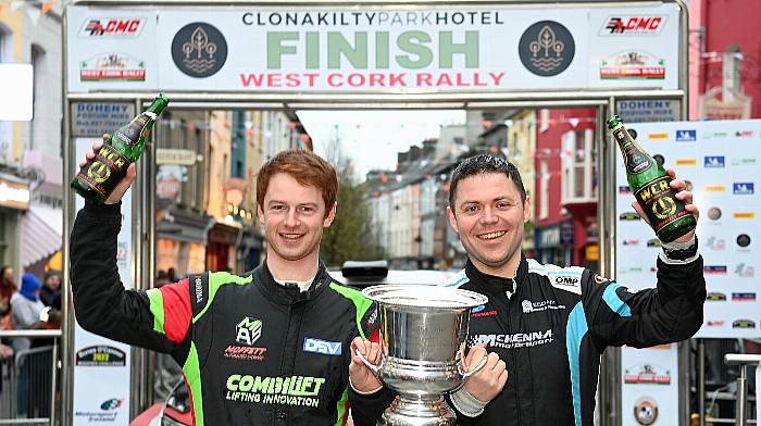 Moffett wins Clonakilty Park Hotel West Cork Rally Image