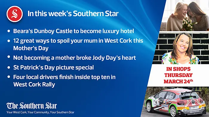 In this week's Southern Star: Beara's Dunboy Castle to become luxury hotel, 12 great ways to spoil your mum & St Patrick's Day picture special Image