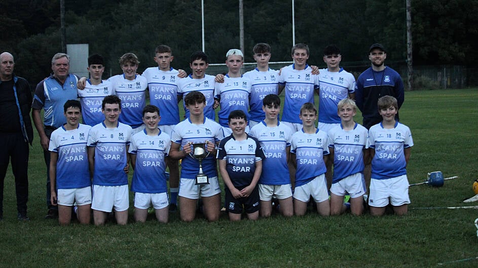 GAA CLUB NOTES: Fantastic Kilbree U15 hurlers complete league and cup double Image