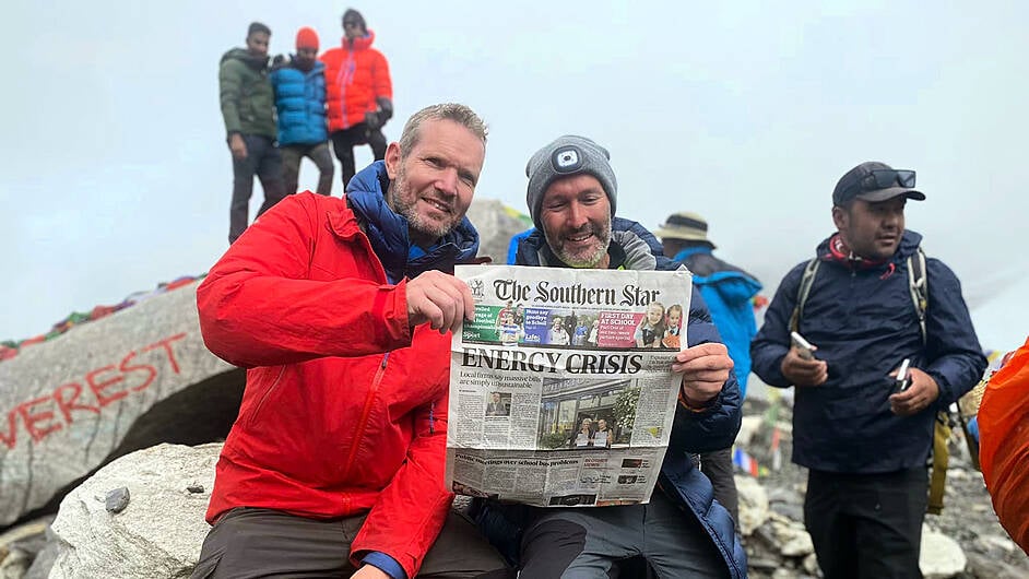 Paul and Kevin are seeing Star(s) after climb to Everest base camp! Image