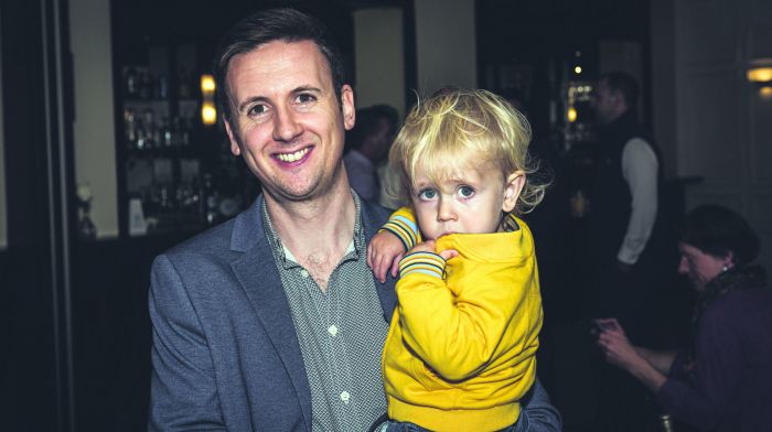 Padraic and Rory Coughlan at the West Cork Farming Awards.  
(Photo: Dermot Sullivan)