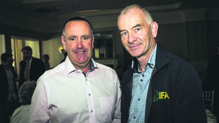 At the West Cork Farming Awards were Denis O’Donovan and Harold Kingston.