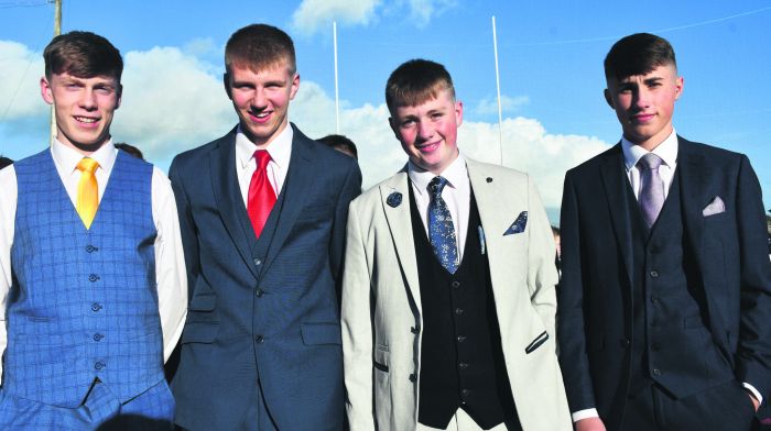 Matthew Benn, Eoin O’Sullivan, Andrew Scannell and Jamie Collins, Skibbereen.   	                      	                   (Photo: Anne Minihane)