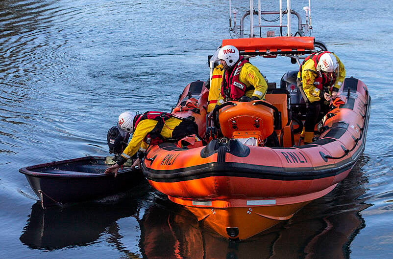 Man rescued by Union Hall RNLI in Glandore Harbour Image