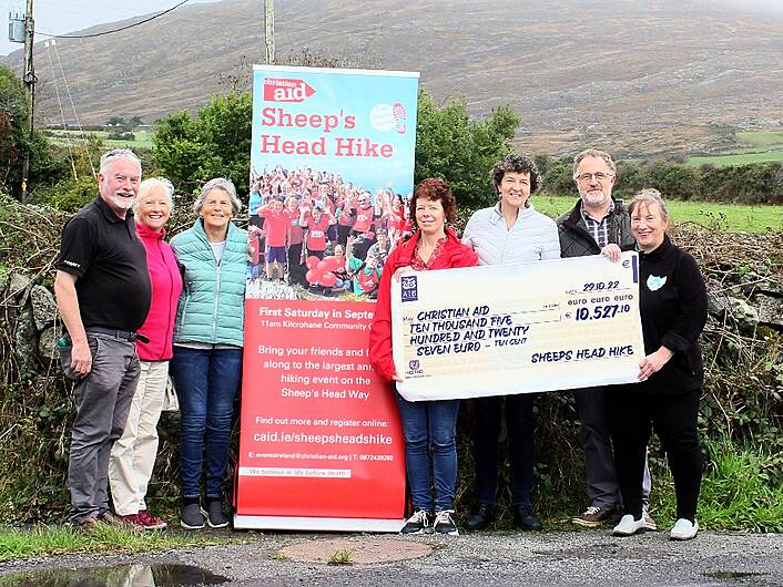 Sheep's Head Hike raises €10,500 to fight poverty overseas Image