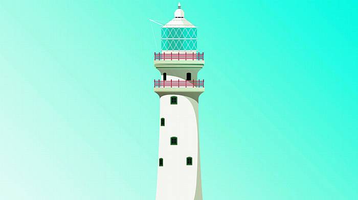 Bert’s three-year lighthouse project is inspired by his fellow Belgian Tintin Image