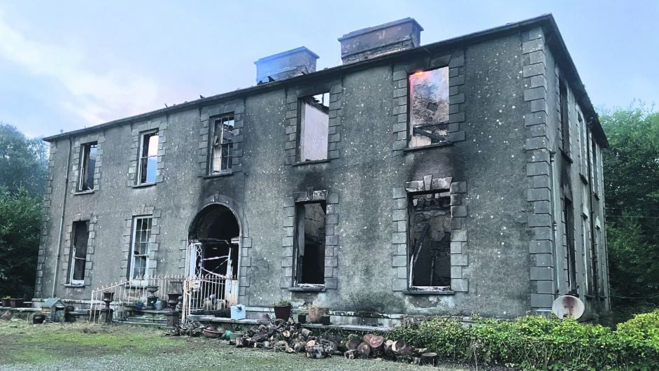 Devastating fire guts former Beamish home Image