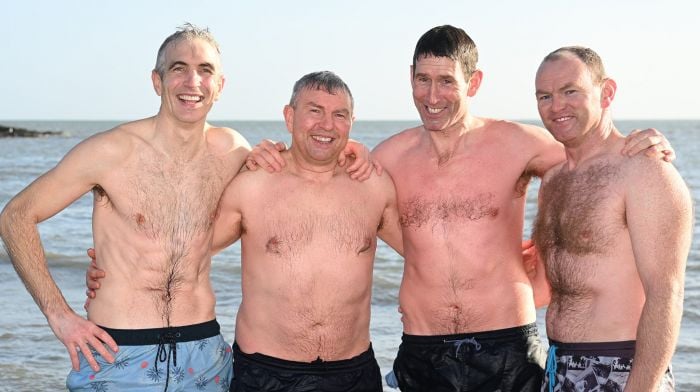 Bill Harte, John Dineen, Mark Flynn and Cathal Dineen, Timoleague in Broadstrand.