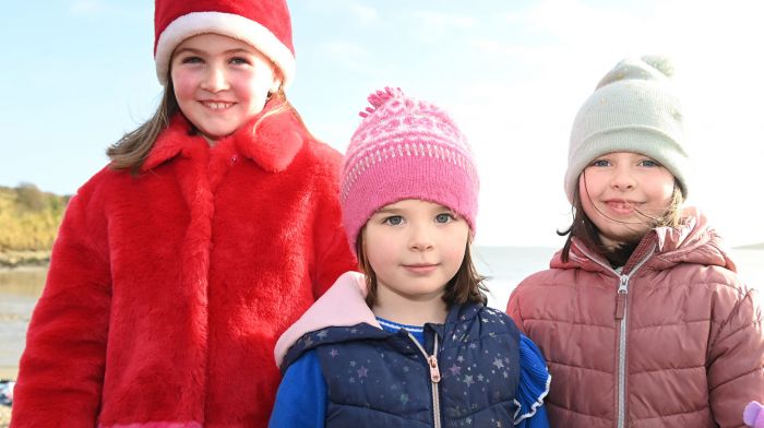 Rosie Harte (Sean’s grand daughter) with Mary and Elizabeth Murphy, all from Timoleague.