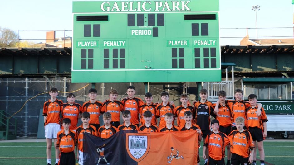 St Colum’s footballers shine in New York Image