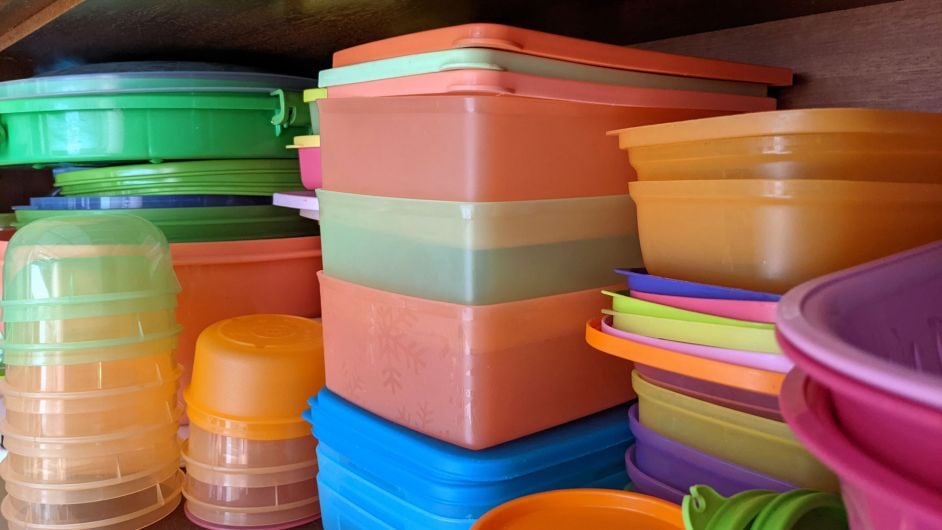 WOMAN ON THE VERGE: Lifting the lid on my love of Tupperware Image