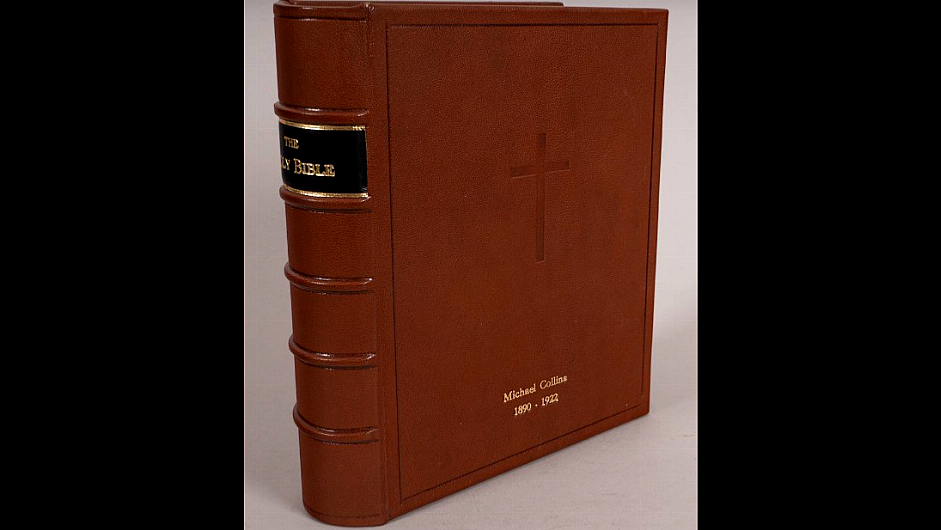 Big Fella’s bible up for auction with a guide price of €5k Image