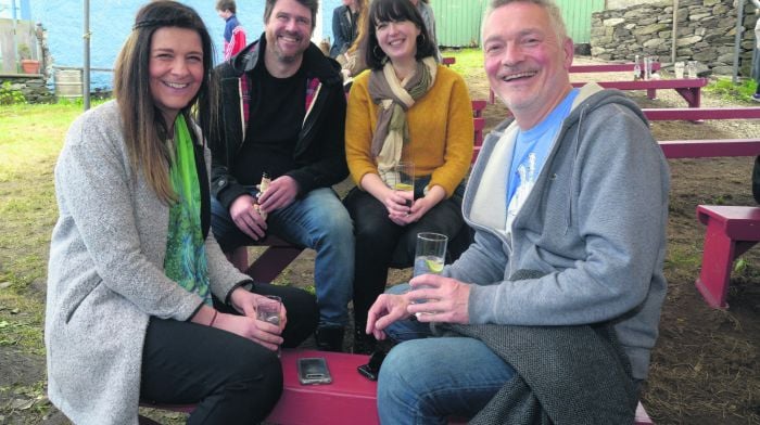 from Drimoleague; Ber Mathews, Rob and Elaine Krawczyk and Pascal Rossignol (Photo: Denis Boyle)