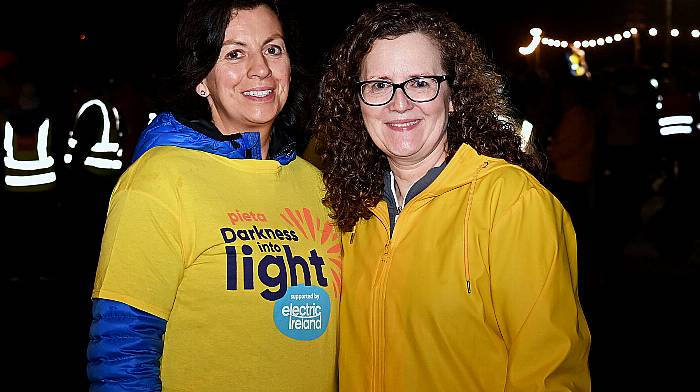 Mags O’Donoghue, Clonakilty with Muriel Cronin from Bantry. (Photo: Martin Walsh)