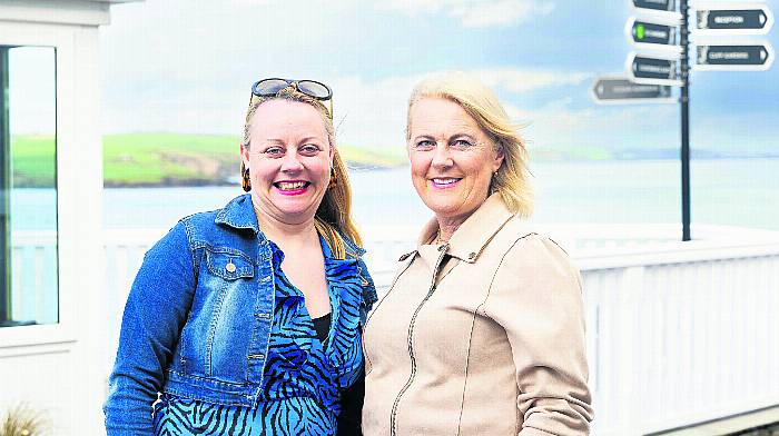 Orla O’Sullivan, Skibbereen and Anne Weldon, Kinsale, also at the event.              (Photo: Alison Miles)