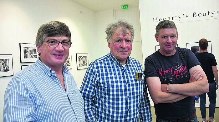 Cormac Levis, Ballydehob, Ted O’Driscoll and Leo McDermott, Baltimore.  		                 (Photo: Anne Minihane)