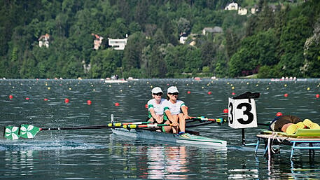 Aoife and Fintan to race in A finals at Europeans Image