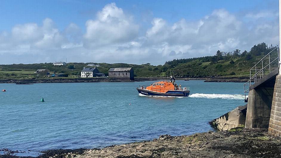 Casualty airlifted after incident on Heir Island Image