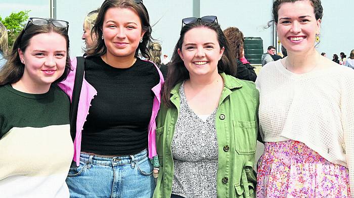 At the Barryroe National School 50th anniversary celebrations were Claire Dullea, Holly Hanly, Lisa and Kate Dullea.  (Photo: Martin Walsh)