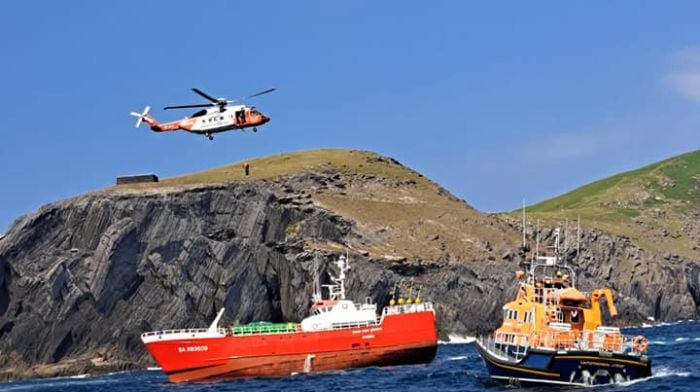 Crew rescued after fishing vessel ran aground at Dursey Island Image