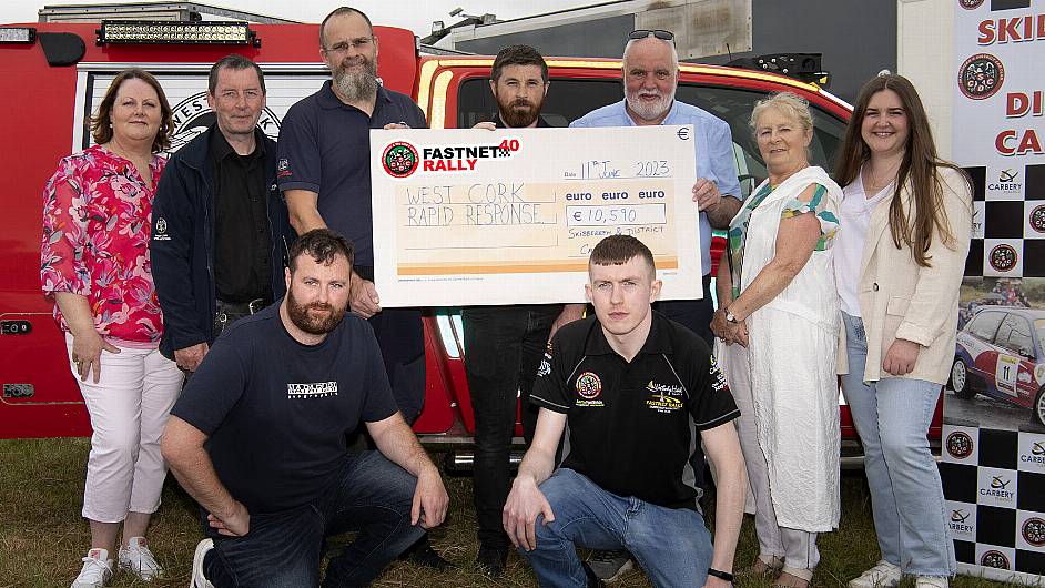 Fastnet Rally event raises over €10k for Rapid Response Image