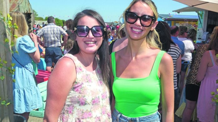 At the new rescue animal farm walk at the ‘Ballinadee Bus’ were Geri and Sadie Ho from Bandon. 							               (Photo: Denis Boyle)