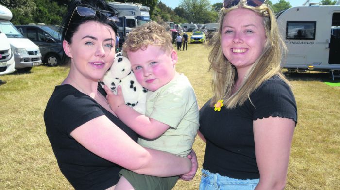 Lia and Cameron Downing with Heather Cleary from Bandon. 				                      (Photo: Denis Boyle)