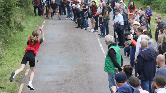 Rising road bowling star Emma crowned All-Ireland champion Image