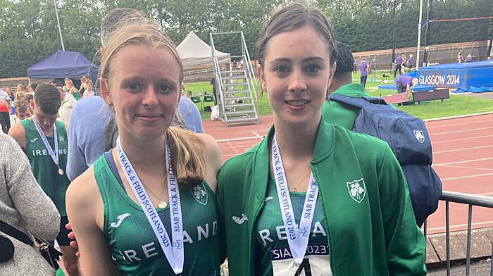 Caoimhe and Aoife bring bronze medals home after Irish success at SIAB Schools in Scotland Image