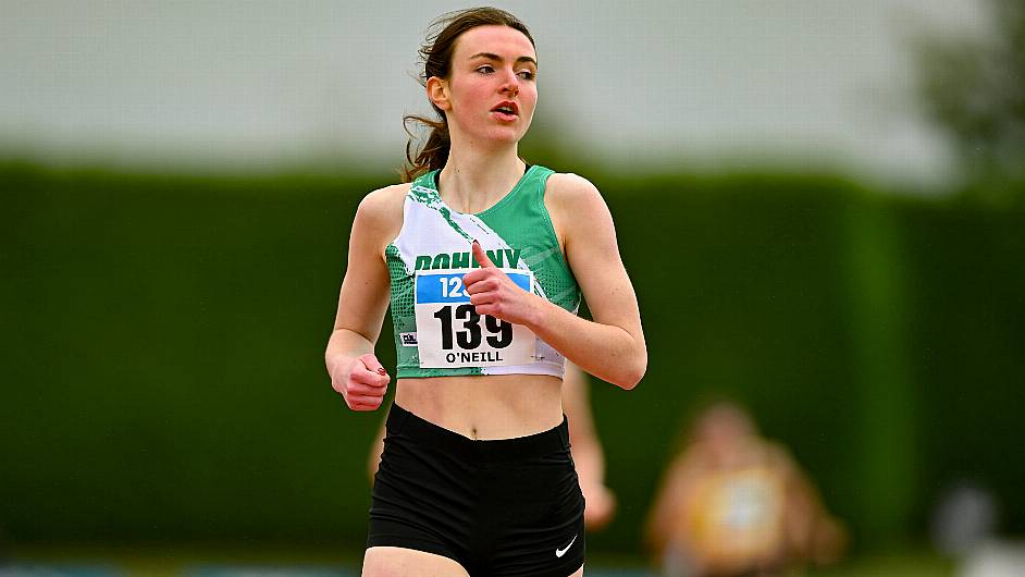 Maeve O'Neill hits qualifying time for Euro U20s Image