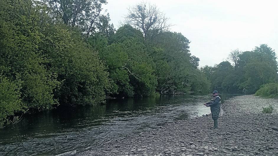 Anglers demanding action as river’s level falling since flood relief works Image