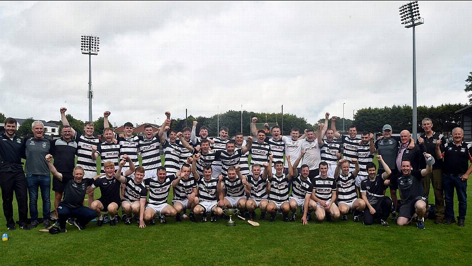 Super Saints win county hurling title eight days after capturing football crown Image