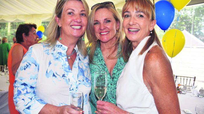 At Inish Beg Estate for the Baltimore RNLI Ladies Lunch last Friday were Angela Walsh, Wendy Dwyer, and Louise Fitzgerald. (Photo: Anne Minihane)