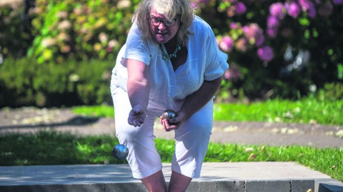 Deirdre Mullins from Kinsale competing in Boules during the Kinsale Regatta at the weekend. 
 (Photo: John Allen)