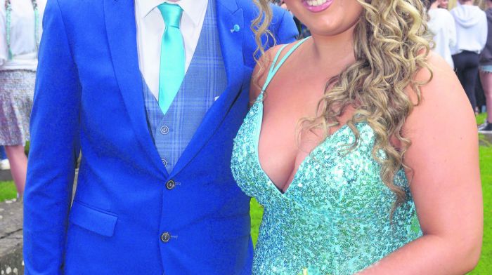 Garry Hurley from Innishannon and Leanne O’Mahony from Waterfall at the St Brogan’s College grads in Bandon. 
(Photo: Denis Boyle)