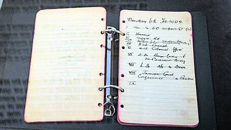 Michael Collins’ diaries on display in Clonakilty Image