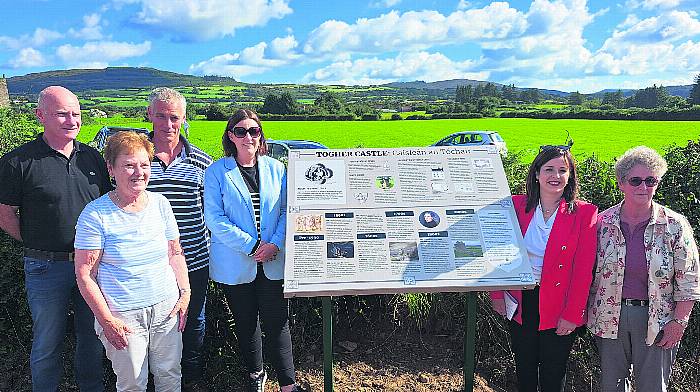 Historic sign vividly reveals history of Dunmanway’s 16th century castle Image