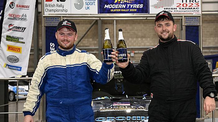 Clonakilty driver Darragh O’Donovan wins Irish Tarmac Junior Rally Championship Image