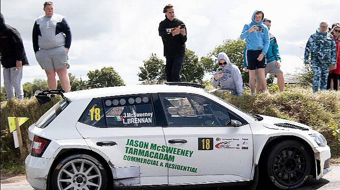 Daniel Cronin and Jason McSweeney spearhead West Cork challenge in Wexford Rally Image