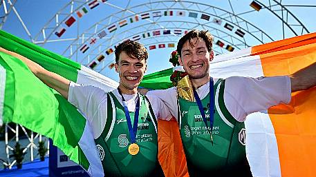 Golden wonders Paul and Fintan defend world crown! Image